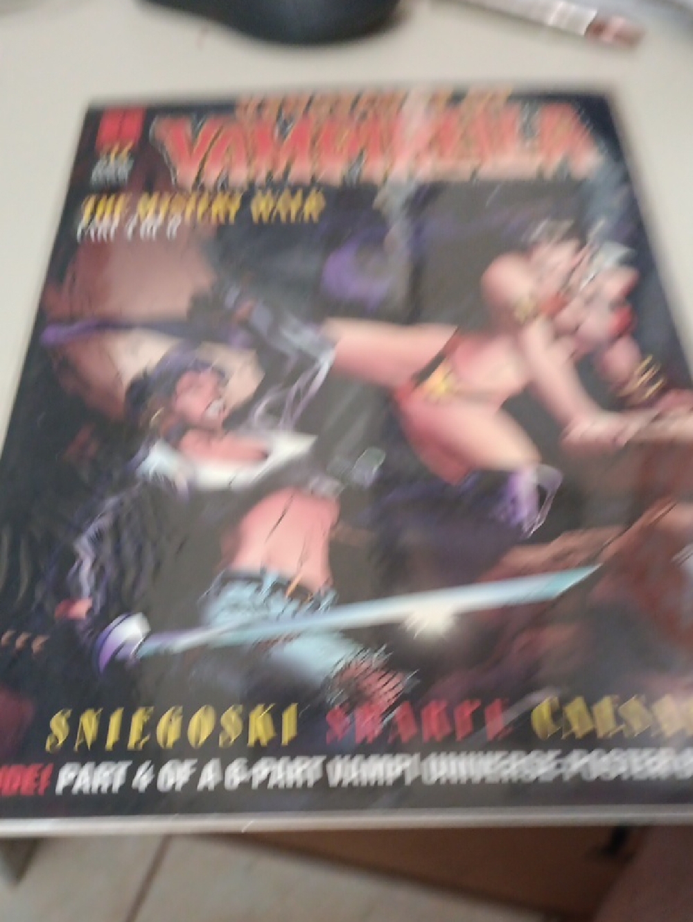 Vampirella The Mysterious Ways Graphic Novel Comic - Black Cover